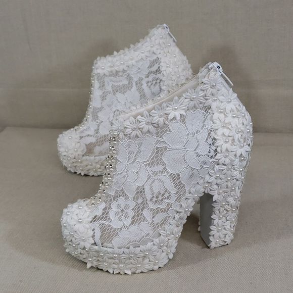 stilo Shoes - STILO WOMENS WEDDING BRIDE HEELS BFPM-04-081